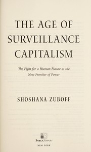 Cover of The Age of Surveillance Capitalism