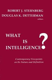 Cover of What Is Intelligence?